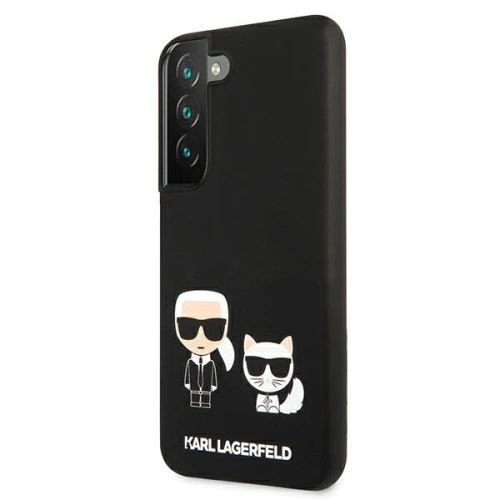 Kup Etui Karl Lagerfeld KLHCS22MSSKCK Samsung Galaxy S22+ Plus hardcase černý/black Silicone Karl & Choupette - KLD831BLK - {ean13} - Sklep Home Screen
