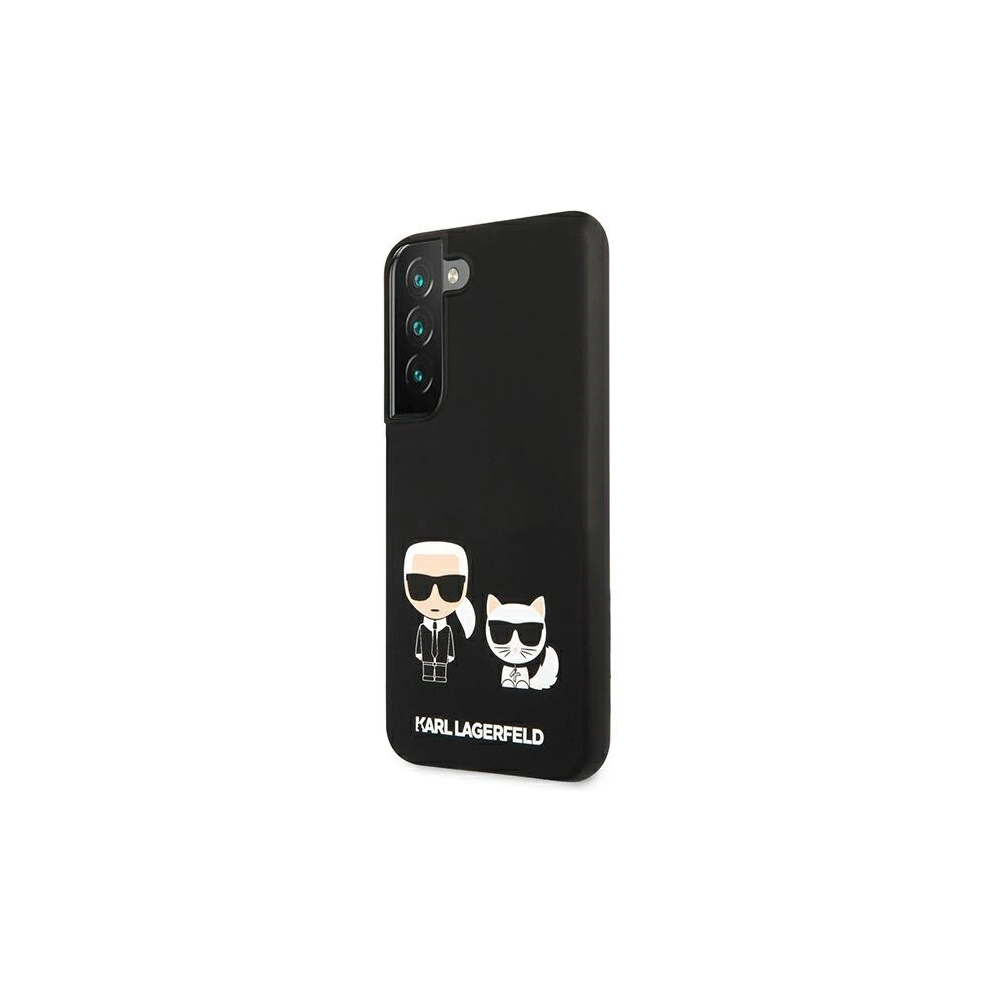 homescreen.pl - Etui Karl Lagerfeld KLHCS22MSSKCK Samsung Galaxy S22+ Plus hardcase czarny/black Silicone Karl & Choupette