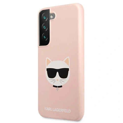 Kup Etui Karl Lagerfeld KLHCS22SSLCHPI Samsung Galaxy S22 hardcase różowy/pink Silicone Choupette Head - KLD832PNK - {ean13} - Sklep Home Screen