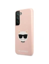 Kup Etui Karl Lagerfeld KLHCS22SSLCHPI Samsung Galaxy S22 hardcase różowy/pink Silicone Choupette Head - KLD832PNK - {ean13} - Sklep Home Screen
