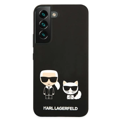 Kup Etui Karl Lagerfeld KLHCS22MSSKCK Samsung Galaxy S22+ Plus hardcase černý/black Silicone Karl & Choupette - KLD831BLK - {ean13} - Sklep Home Screen