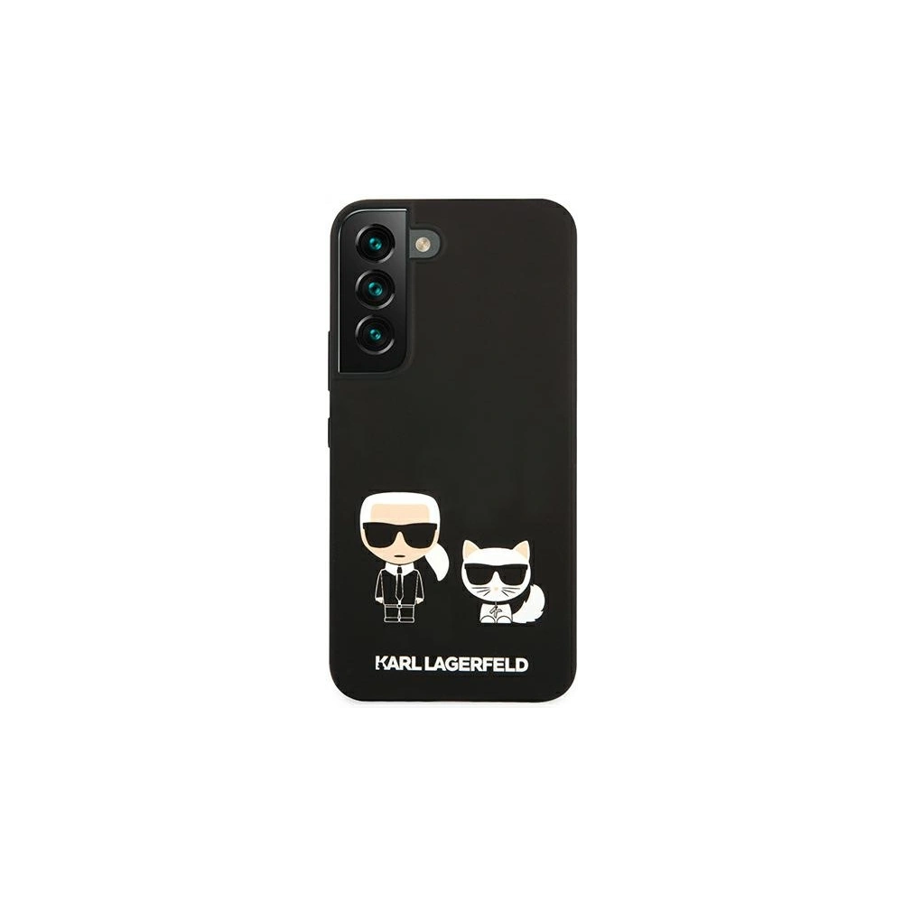 homescreen.pl - Etui Karl Lagerfeld KLHCS22MSSKCK Samsung Galaxy S22+ Plus hardcase czarny/black Silicone Karl & Choupette