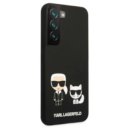Buy Karl Lagerfeld KLHCS22MSSKCK Samsung Galaxy S22+ Plus hardcase black Silicone Karl & Choupette - KLD831BLK - {ean13} - Home Screen Store Europe