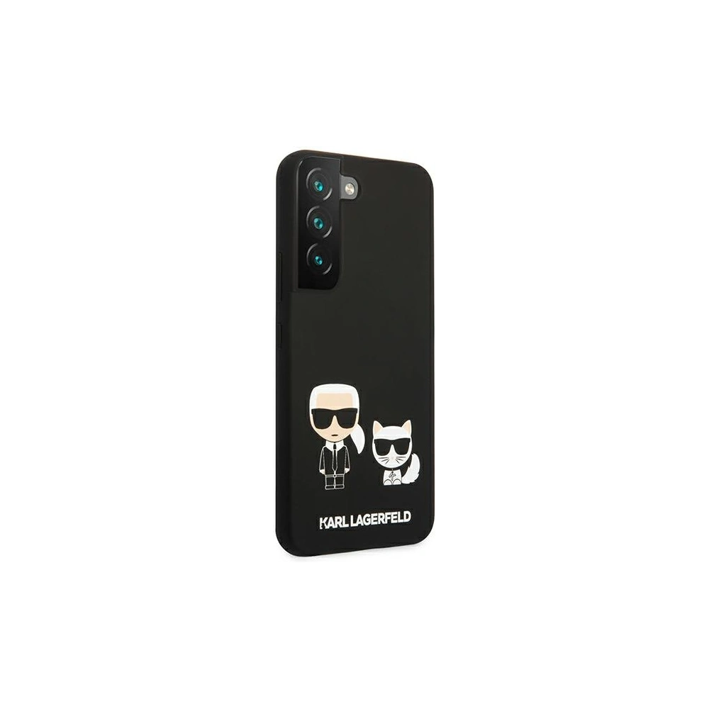 homescreen.pl - Etui Karl Lagerfeld KLHCS22MSSKCK Samsung Galaxy S22+ Plus hardcase czarny/black Silicone Karl & Choupette