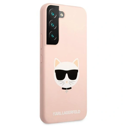 Kup Etui Karl Lagerfeld KLHCS22SSLCHPI Samsung Galaxy S22 hardcase różowy/pink Silicone Choupette Head - KLD832PNK - {ean13} - Sklep Home Screen