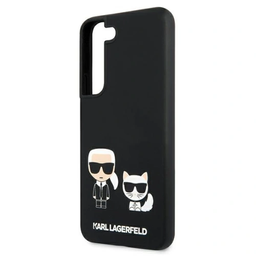 Kup Etui Karl Lagerfeld KLHCS22MSSKCK Samsung Galaxy S22+ Plus hardcase černý/black Silicone Karl & Choupette - KLD831BLK - {ean13} - Sklep Home Screen