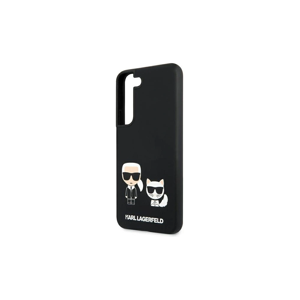 homescreen.pl - Etui Karl Lagerfeld KLHCS22MSSKCK Samsung Galaxy S22+ Plus hardcase czarny/black Silicone Karl & Choupette