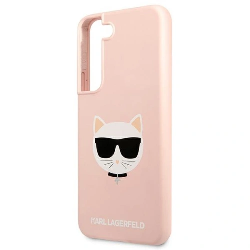 Kup Etui Karl Lagerfeld KLHCS22SSLCHPI Samsung Galaxy S22 hardcase różowy/pink Silicone Choupette Head - KLD832PNK - {ean13} - Sklep Home Screen