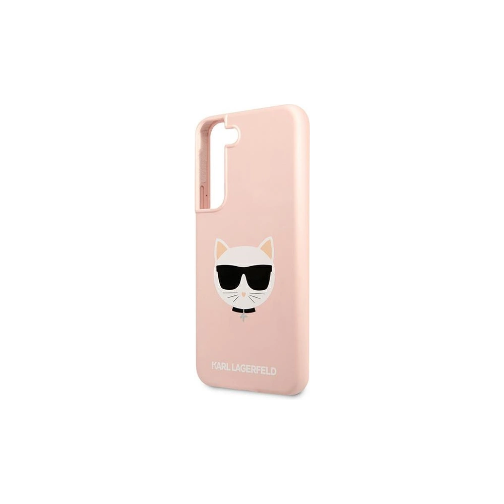 homescreen.pl - Etui Karl Lagerfeld KLHCS22SSLCHPI Samsung Galaxy S22 hardcase różowy/pink Silicone Choupette Head