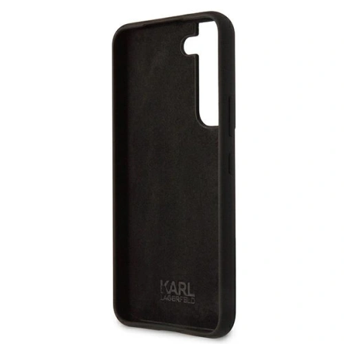 Kup Etui Karl Lagerfeld KLHCS22MSSKCK Samsung Galaxy S22+ Plus hardcase černý/black Silicone Karl & Choupette - KLD831BLK - {ean13} - Sklep Home Screen