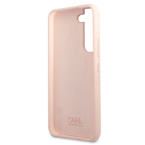 Buy Karl Lagerfeld KLHCS22SSLCHPI Samsung Galaxy S22 hardcase pink Silicone Choupette Head - KLD832PNK - {ean13} - Home Screen Store Europe