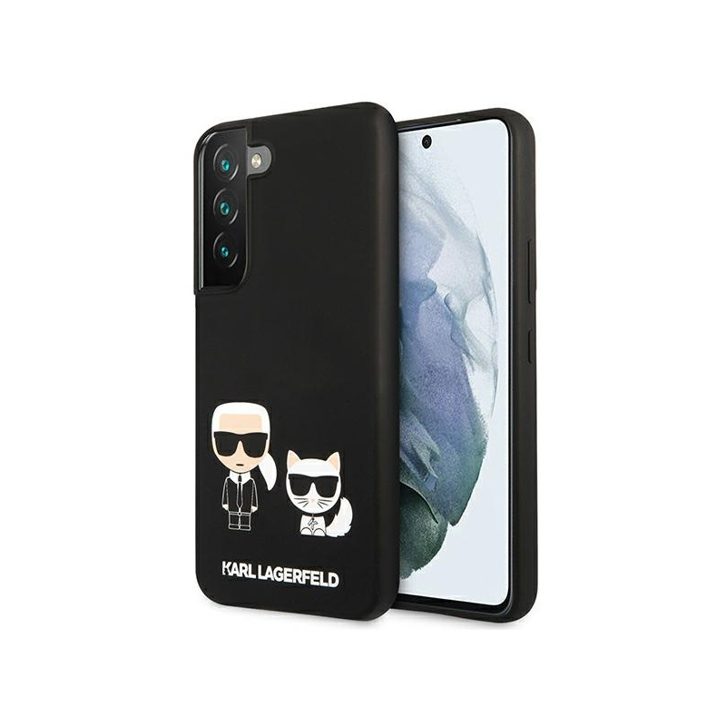 homescreen.pl - Etui Karl Lagerfeld KLHCS22SSSKCK Samsung Galaxy S22 hardcase czarny/black Silicone Karl & Choupette