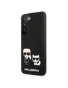 Kup Case Karl Lagerfeld KLHCS22SSSKCK Samsung Galaxy S22 Hardcase schwarz/schwarz Silikon Karl & Choupette - KLD833BLK - {ean13} - Sklep Home Screen