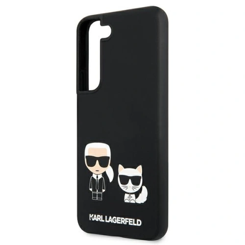 Kup Case Karl Lagerfeld KLHCS22SSSKCK Samsung Galaxy S22 Hardcase schwarz/schwarz Silikon Karl & Choupette - KLD833BLK - {ean13} - Sklep Home Screen