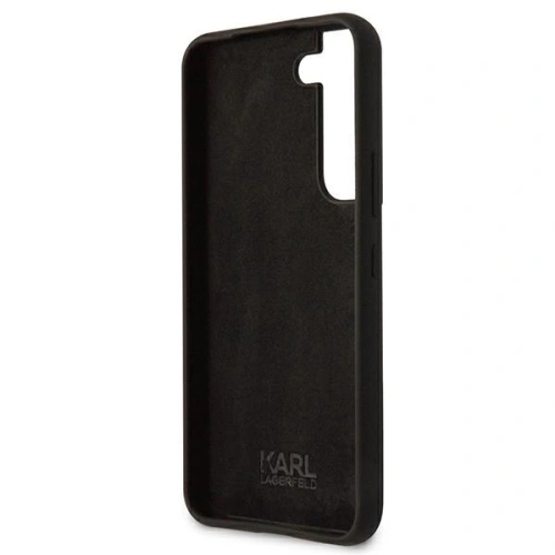 Kup Case Karl Lagerfeld KLHCS22SSSKCK Samsung Galaxy S22 Hardcase schwarz/schwarz Silikon Karl & Choupette - KLD833BLK - {ean13} - Sklep Home Screen
