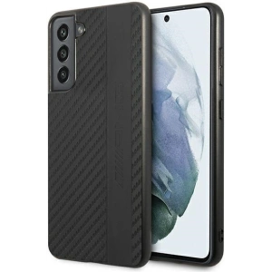 Kup Etui Mercedes AMG AMHCS21FESBLSCA Samsung Galaxy S21 FE negru/black hardcase Carbon Stripe&Embossed - MRS035BLK - {ean13} - Sklep Home Screen