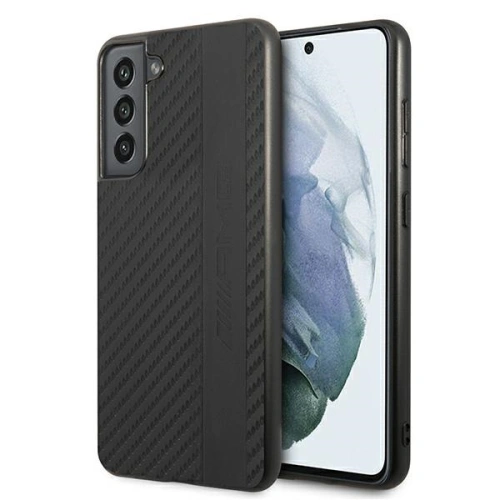 Kup Etui Mercedes AMG AMHCS21FESBLSCA Samsung Galaxy S21 FE negru/black hardcase Carbon Stripe&Embossed - MRS035BLK - {ean13} - Sklep Home Screen