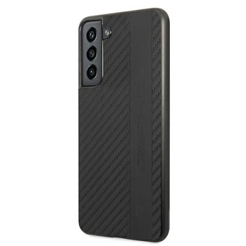 Kup Etui Mercedes AMG AMHCS21FESBLSCA Samsung Galaxy S21 FE czarny/black hardcase Carbon Stripe&Embossed - MRS035BLK - {ean13} - Sklep Home Screen