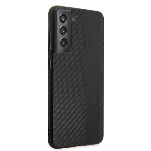 Kup Etui Mercedes AMG AMHCS21FESBLSCA Samsung Galaxy S21 FE czarny/black hardcase Carbon Stripe&Embossed - MRS035BLK - {ean13} - Sklep Home Screen