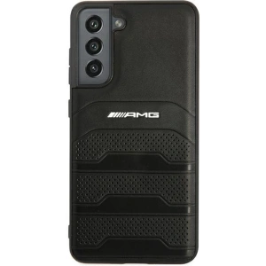 Kup Etui Mercedes AMG AMHCS21FESGSEBK Samsung Galaxy S21 FE czarny/black hardcase Leather Debossed Lines - MRS036BLK - {ean13} - Sklep Home Screen