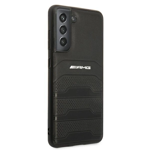 Kup Etui Mercedes AMG AMHCS21FESGSEBK Samsung Galaxy S21 FE černý/black hardcase Leather Debossed Lines - MRS036BLK - {ean13} - Sklep Home Screen