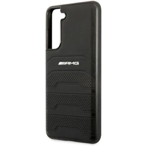 Kup Etui Mercedes AMG AMHCS21FESGSEBK Samsung Galaxy S21 FE czarny/black hardcase Leather Debossed Lines - MRS036BLK - {ean13} - Sklep Home Screen
