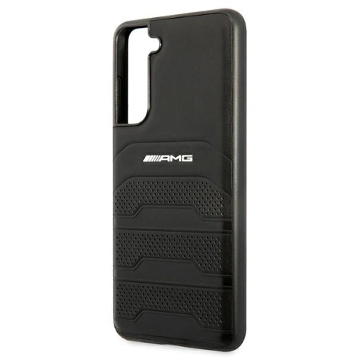 Kup Etui Mercedes AMG AMHCS21FESGSEBK Samsung Galaxy S21 FE negru/black hardcase din piele cu linii debosate - MRS036BLK - {ean13} - Sklep Home Screen
