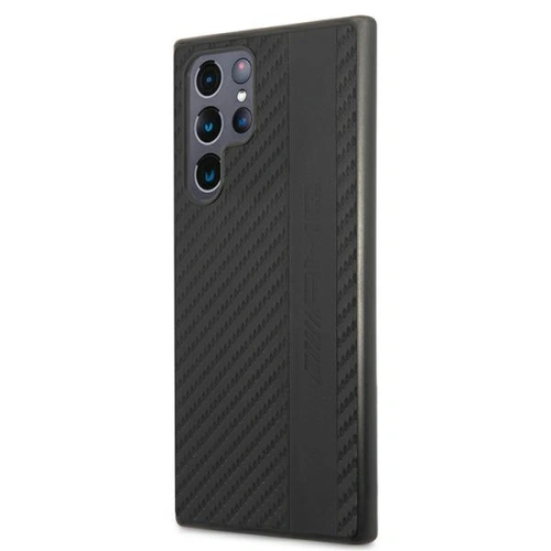 Kup Etui Mercedes AMG AMHCS22LBLSCA Samsung Galaxy S22 Ultra fekete/black hardcase Carbon Stripe&Embossed - MRS037BLK - {ean13} - Sklep Home Screen