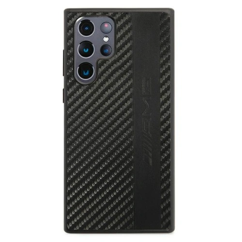Kup Etui Mercedes AMG AMHCS22LBLSCA Samsung Galaxy S22 Ultra fekete/black hardcase Carbon Stripe&Embossed - MRS037BLK - {ean13} - Sklep Home Screen