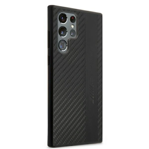 Kup Etui Mercedes AMG AMHCS22LBLSCA Samsung Galaxy S22 Ultra fekete/black hardcase Carbon Stripe&Embossed - MRS037BLK - {ean13} - Sklep Home Screen