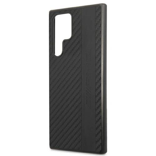 Kup Etui Mercedes AMG AMHCS22LBLSCA Samsung Galaxy S22 Ultra fekete/black hardcase Carbon Stripe&Embossed - MRS037BLK - {ean13} - Sklep Home Screen