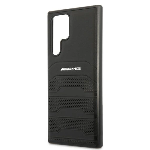 Kup Etui Mercedes AMG AMHCS22LGSEBK Samsung Galaxy S22 Ultra fekete/hardcase bőr debossed vonalak - MRS038BLK - {ean13} - Sklep Home Screen