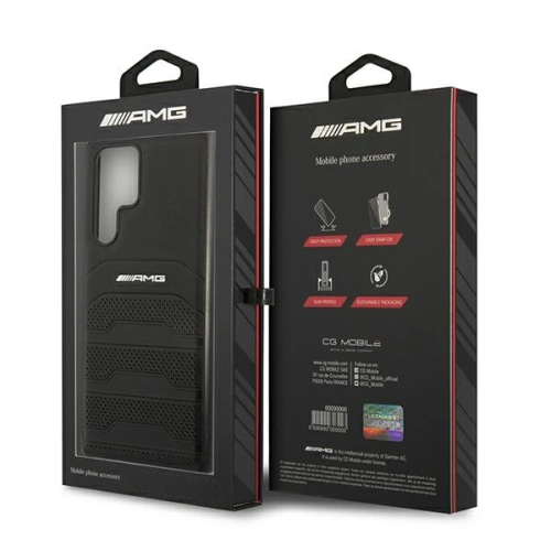 Kup Etui Mercedes AMG AMHCS22LGSEBK Samsung Galaxy S22 Ultra fekete/hardcase bőr debossed vonalak - MRS038BLK - {ean13} - Sklep Home Screen