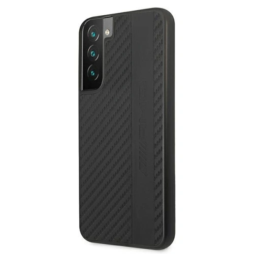 Kup Etui Mercedes AMG AMHCS22MBLSCA Samsung Galaxy S22+ Plus negru/black hardcase Carbon Stripe&Embossed - MRS039BLK - {ean13} - Sklep Home Screen