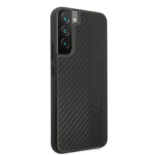 Kup Etui Mercedes AMG AMHCS22MBLSCA Samsung Galaxy S22+ Plus negru/black hardcase Carbon Stripe&Embossed - MRS039BLK - {ean13} - Sklep Home Screen