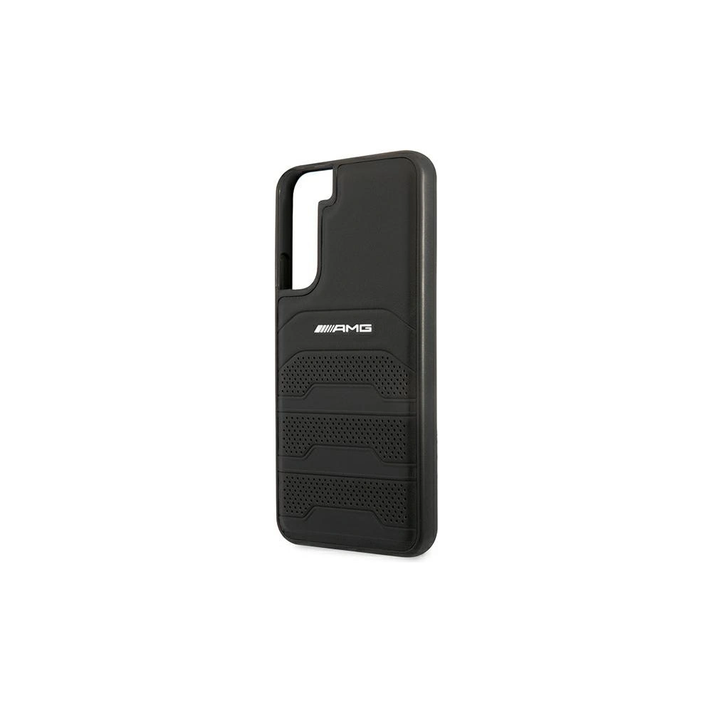 homescreen.pl - Etui Mercedes AMG AMHCS22MGSEBK Samsung Galaxy S22+ Plus czarny/black hardcase Leather Debossed Lines