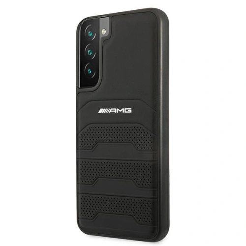 Kup Etui Mercedes AMG AMHCS22SGSEBK Samsung Galaxy S22 czarny/black hardcase Leather Debossed Lines - MRS042BLK - {ean13} - Sklep Home Screen