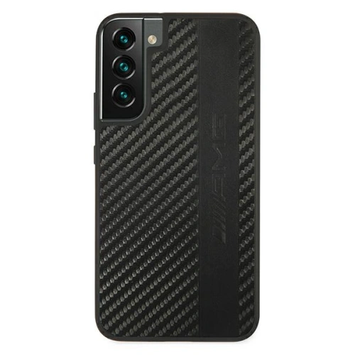 Kup Case Mercedes AMG AMHCS22SBLSCA Samsung Galaxy S22 schwarz/black hardcase Carbon Stripe&Embossed - MRS041BLK - {ean13} - Sklep Home Screen