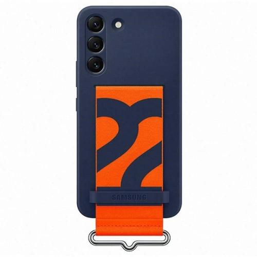 Kup Case Samsung Galaxy S22 EF-GS901TN navy Silikon Cover Strap - SMG550NAV - {ean13} - Sklep Home Screen