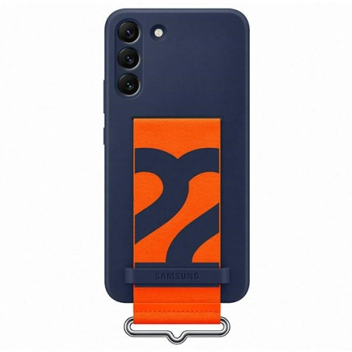 Kup Etui Samsung Galaxy S22+ Plus EF-GS906TN sötétkék/silicone borító szíj - SMG552NAV - {ean13} - Sklep Home Screen