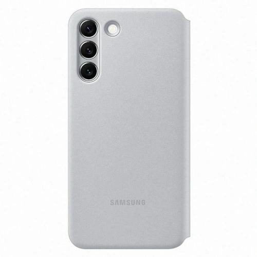 Kup Case Samsung Galaxy S22+ Plus EF-NS906PJ hellgrau/light gray LED View Cover - SMG567GRY - {ean13} - Sklep Home Screen