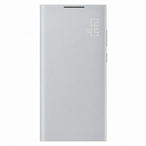 Kup Etui Samsung Galaxy S22 Ultra EF-NS908PJ jasno szary/light gray LED View Cover - SMG569GRY - {ean13} - Sklep Home Screen