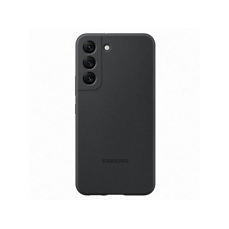 homescreen.pl - Etui Samsung Galaxy S22 EF-PS901TB czarny/black Silicone Cover