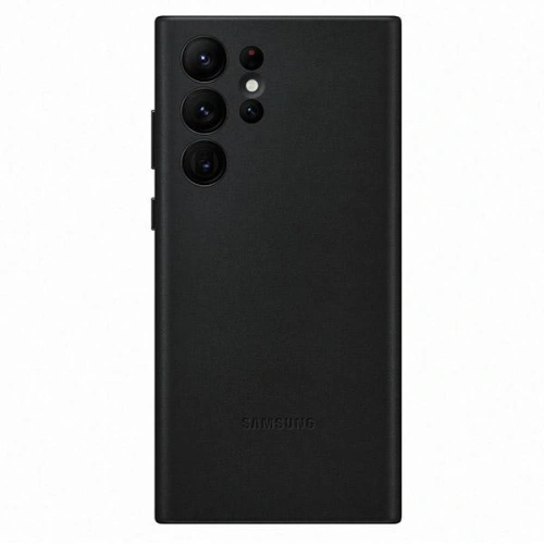 Kup Etui Samsung Galaxy S22 Ultra EF-VS908LB czarny/black Leather Cover - SMG599BLK - {ean13} - Sklep Home Screen