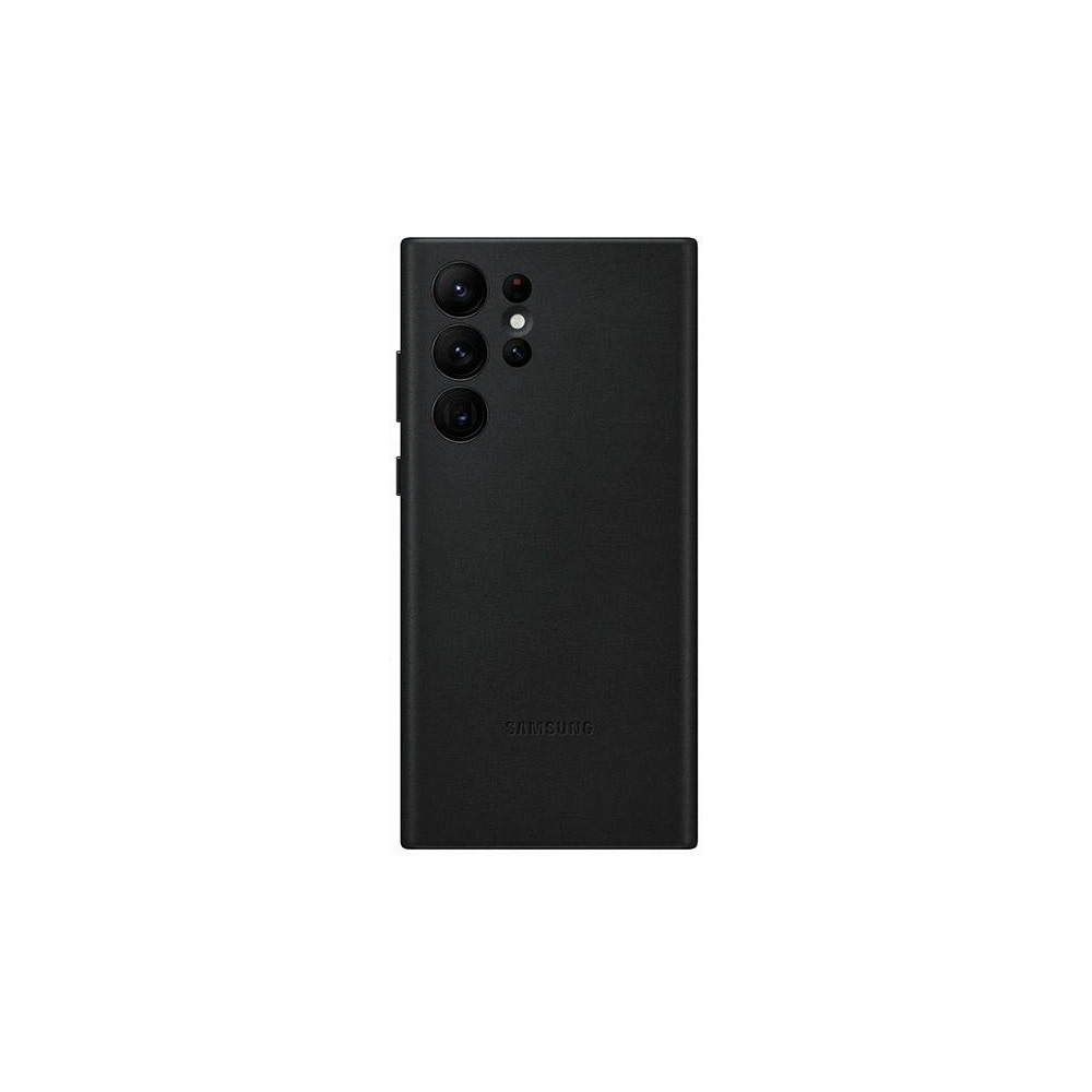 homescreen.pl - Etui Samsung Galaxy S22 Ultra EF-VS908LB czarny/black Leather Cover