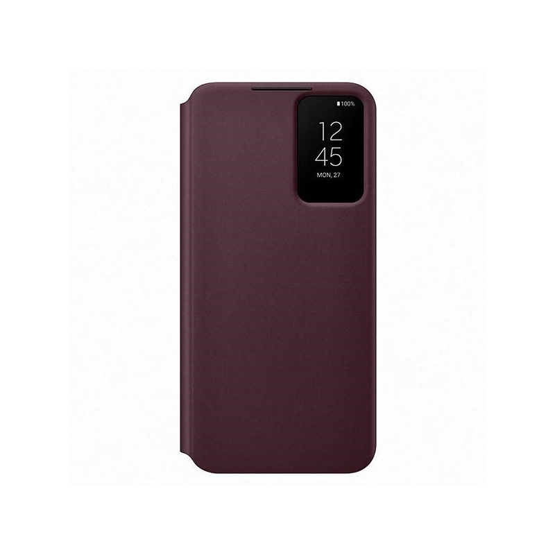 homescreen.pl - Etui Samsung Galaxy S22 EF-ZS901CE burgund/burgundy Clear View Cover