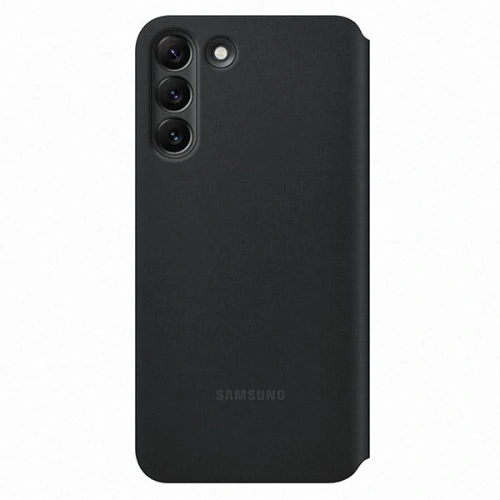 Kup Etui Samsung Galaxy S22+ Plus EF-ZS906CB negru/black Clear View Cover - SMG605BLK - {ean13} - Sklep Home Screen