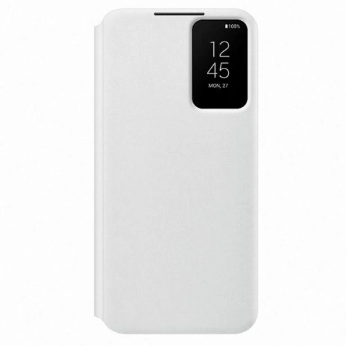 Kup Etui Samsung Galaxy S22+ Plus EF-ZS906CW alb/white Clear View Cover - SMG606WHT - {ean13} - Sklep Home Screen