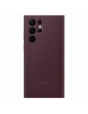 Buy Samsung Galaxy S22 Ultra EF-ZS908CE burgundy Clear View Cover - SMG608BRG - {ean13} - Home Screen Store Europe