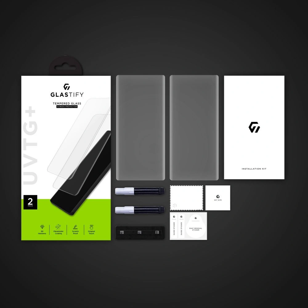 homescreen.pl - Szkło hartowane Glastify UVTG+ Samsung Galaxy S22 Ultra [2 PACK]